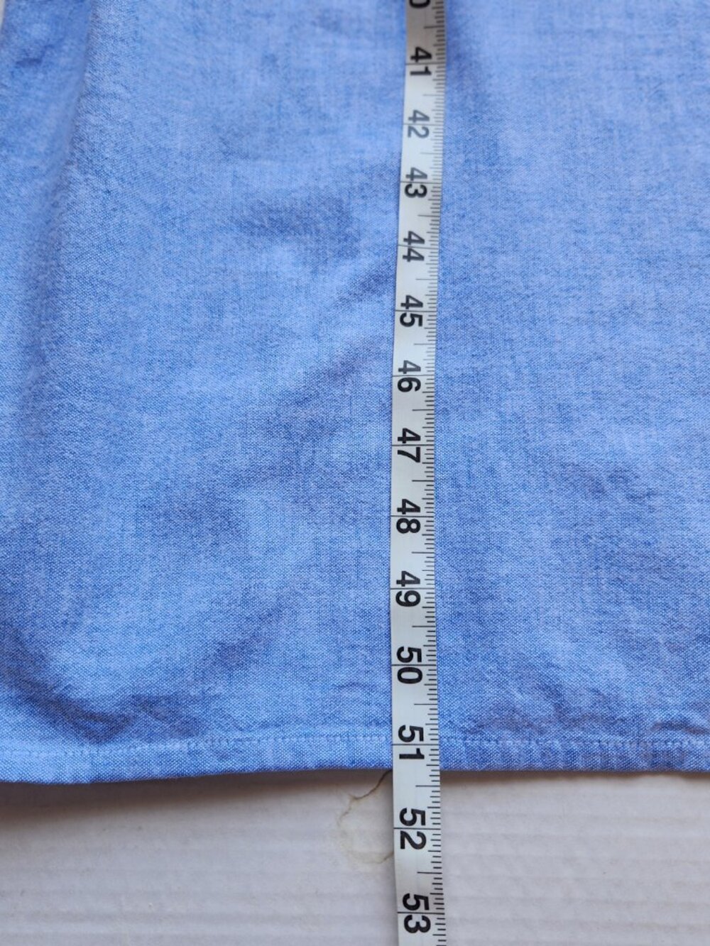 Garnet Hill Women's Size M Blue Embroidered Long Sleeve Pockets Cotton Nighty - Picture 13 of 15